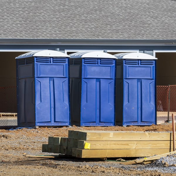 what is the cost difference between standard and deluxe portable restroom rentals in Patterson NC